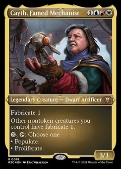 Cayth, Famed Mechanist (etched foil)