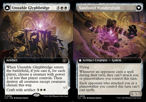 Unstable Glyphbridge // Sandswirl Wanderglyph (extended art)