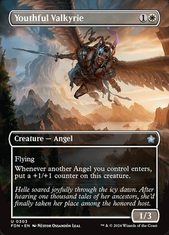 Youthful Valkyrie (borderless foil)