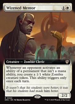 Wizened Mentor (extended art)