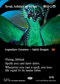 Teval, Arbiter of Virtue (borderless showcase)
