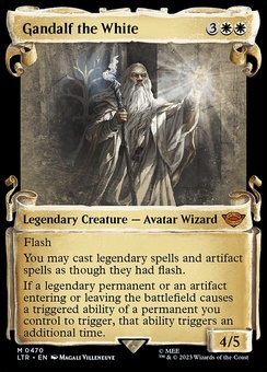 Gandalf the White (silver scroll foil)