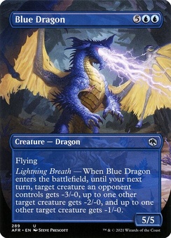 Blue Dragon (borderless foil)