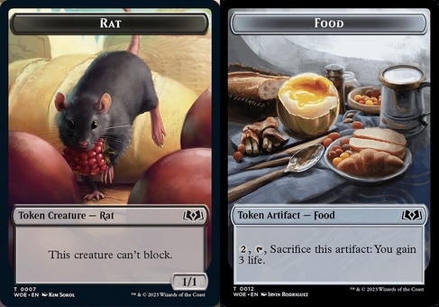 Rat // Food #12 (token foil)
