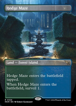 Hedge Maze (borderless foil)