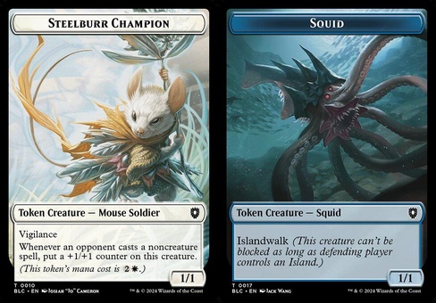 Steelburr Champion // Squid (token)