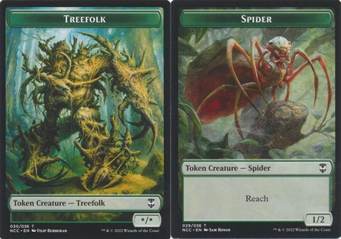Spider // Treefolk (token)