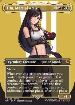 Tifa, Martial Artist (borderless)