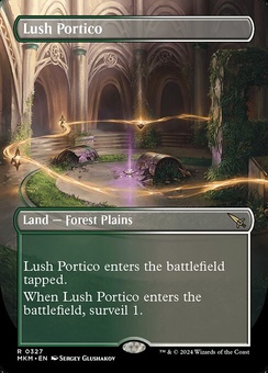 Lush Portico (borderless foil)