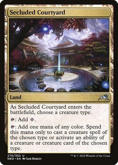 Secluded Courtyard (foil)