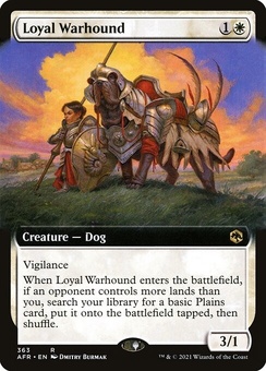Loyal Warhound (extended art)