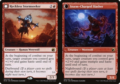 Reckless Stormseeker // Storm-Charged Slasher