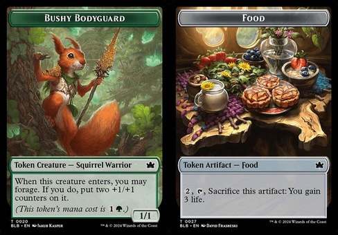 Bushy Bodyguard // Food (token foil)