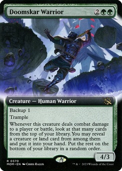Doomskar Warrior (extended art foil)