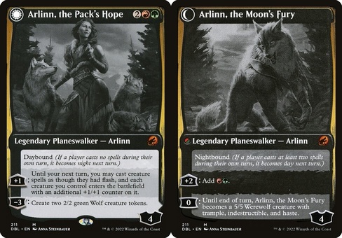 Arlinn, the Pack's Hope // Arlinn, the Moon's Fury
