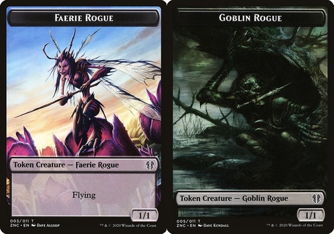 Faerie Rogue // Goblin Rogue (token)