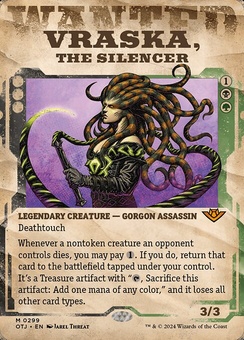 Vraska, the Silencer (borderless showcase)