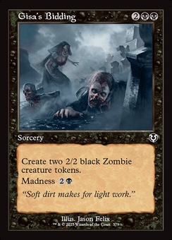 Gisa's Bidding (retro)
