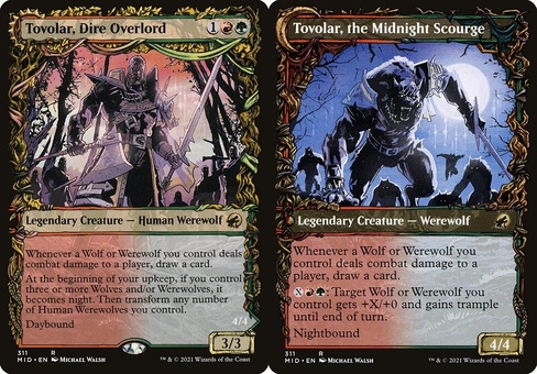 Tovolar, Dire Overlord // Tovolar, the Midnight Scourge (showcase)