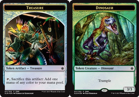 Dinosaur // Treasure (token FNM promo)