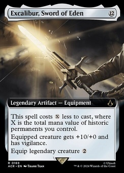 Excalibur, Sword of Eden (extended art)