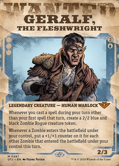 Geralf, the Fleshwright (borderless showcase)