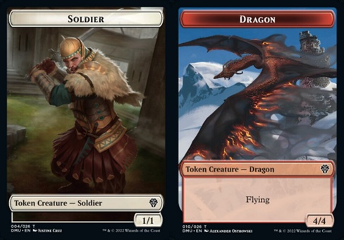 Soldier // Dragon (token - foil)