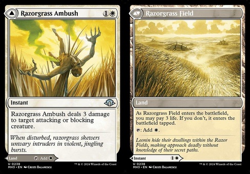 Razorgrass Ambush // Razorgrass Field (foil)