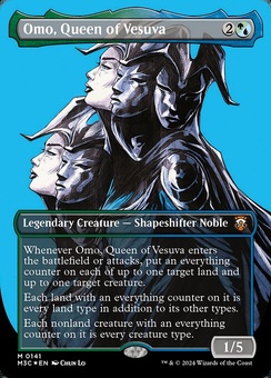 Omo, Queen of Vesuva (borderless foil)