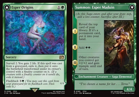 Esper Origins // Summon: Esper Maduin (foil)