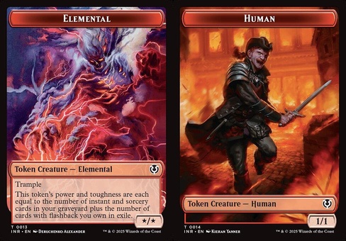 Elemental // Human #14 (token foil)