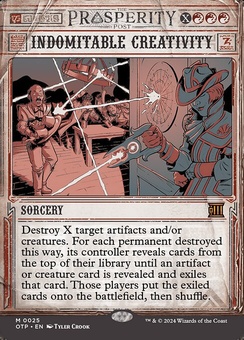 Indomitable Creativity (borderless showcase foil)
