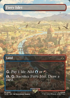 Fiery Islet (borderless foil)