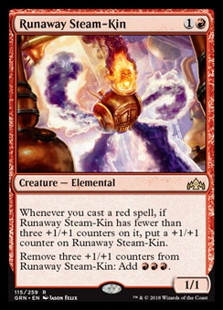 Runaway Steam-Kin (promo pack stamp - foil)