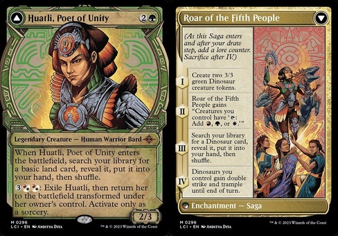 Huatli, Poet of Unity // Roar of the Fifth People (showcase)