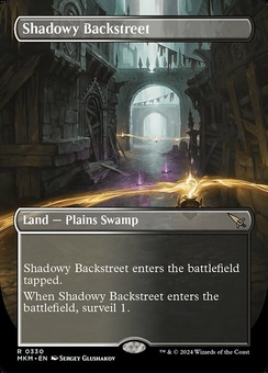 Shadowy Backstreet (borderless foil)