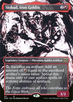 Slobad, Iron Goblin (borderless showcase)