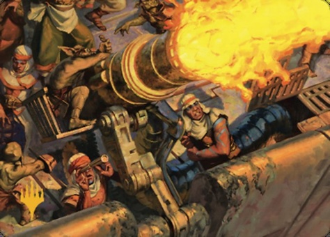 Mana Cannons (art series, stamped)