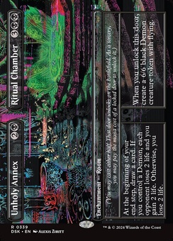 Unholy Annex // Ritual Chamber (borderless foil)