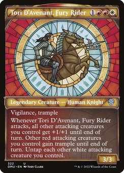 Tori D'Avenant, Fury Rider (showcase)