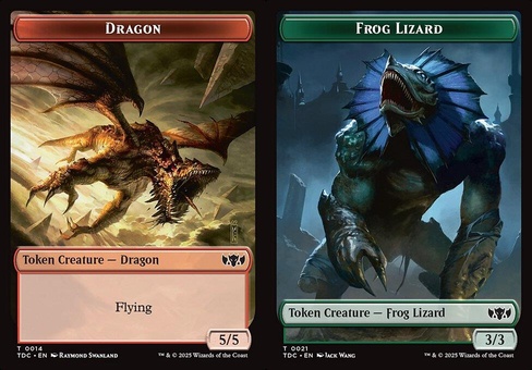 Dragon #14 // Frog Lizard (token)