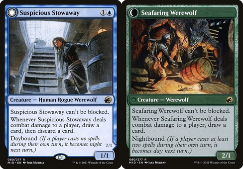 Suspicious Stowaway // Seafaring Werewolf
