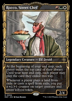Rocco, Street Chef (showcase)