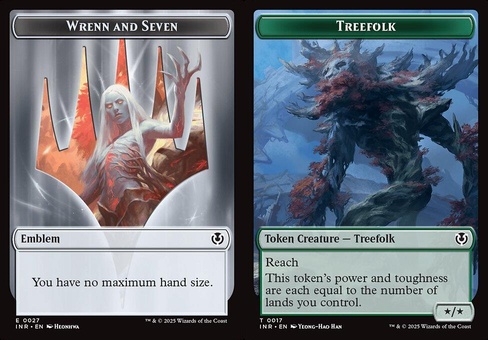 Wrenn and Seven Emblem // Treefolk (token foil)