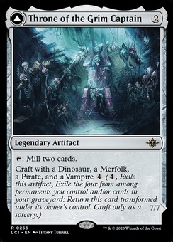 Throne of the Grim Captain // The Grim Captain (foil)