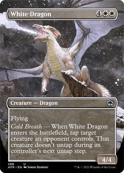 White Dragon (borderless foil)