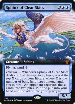 Sphinx of Clear Skies (extended art foil)