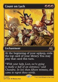 Count on Luck (boxtopper)