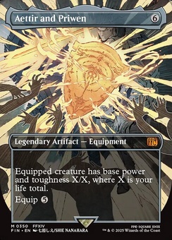 Aettir and Priwen (borderless foil)