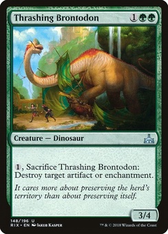 Thrashing Brontodon (foil)
